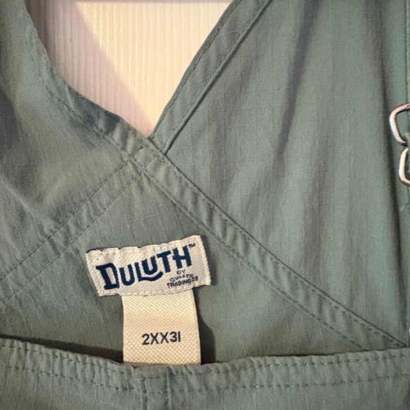 Duluth Garden Overalls 2X Sage Green - Picture 3 of 6